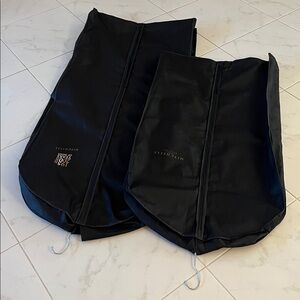 NWOT MITCHELLS Elegant Black Garment Bags duo